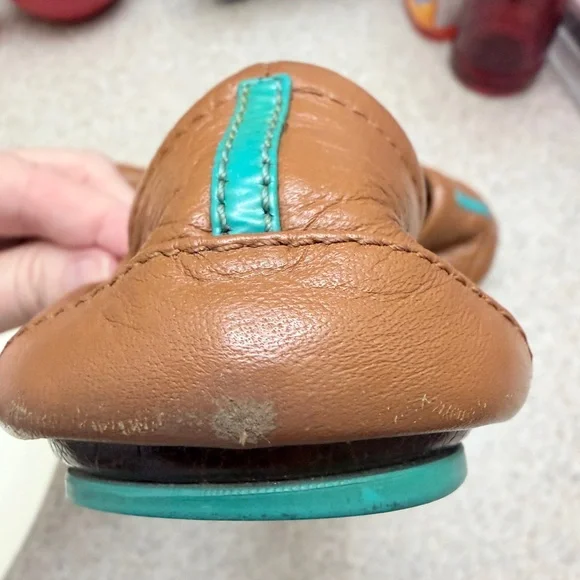 Tieks Women's Brown Leather Flats Chestnut size 8 - Picture 11 of 14